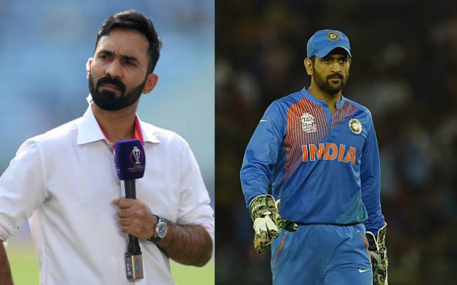 Dinesh Karthik & MS Dhoni (Photo Source: Getty Images)