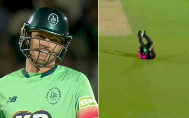 Sam Billings & Umpire (Photo Source: X/Twitter)