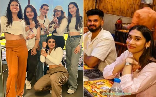 Shreyas Iyer's GF Trisha Kulkarni (Photo Source: X/Twitter)