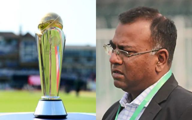 Champions Trophy & Basit Ali (Photo Source: X/Twitter)