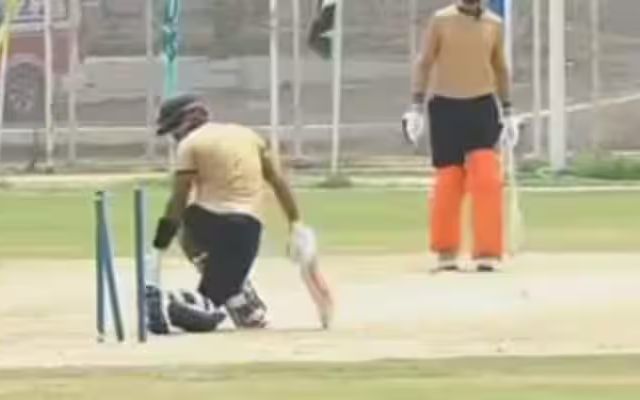 Babar Azam Clean Bowled by Young Boy (Source X)