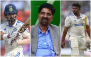 KL Rahul, Kris Srikanth, & Sarfaraz Khan (Photo Source: Getty Images)