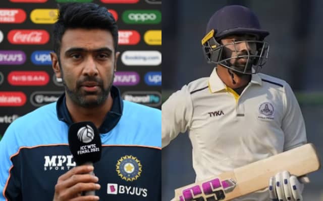 Ravi Ashwin and Baba Indrajith (Pic Source-X)