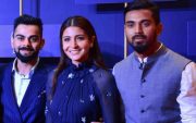 Virat Kohli, Anushka Sharma and KL Rahul (Image Credit- Twitter X)