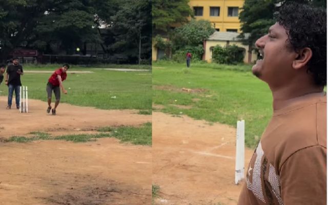 Sanskrit commentary in gully cricket (Photo Source: Instagram)