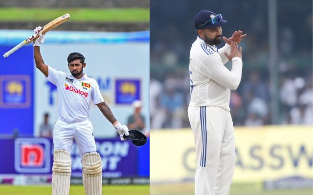 Kamindu Mendis & Rohit Sharma (Photo Source: Getty Images)