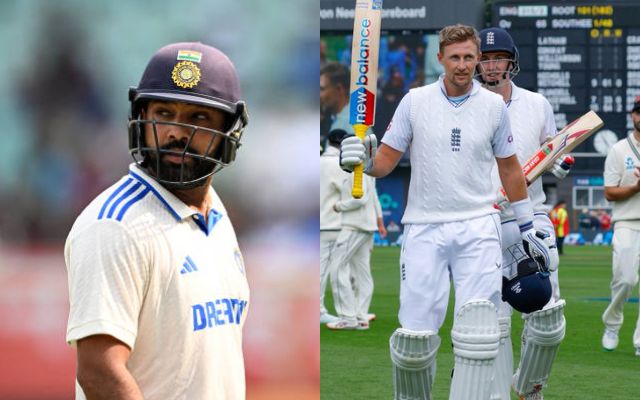 Rohit Sharma & Joe Root (Photo Source: X/Getty Images)