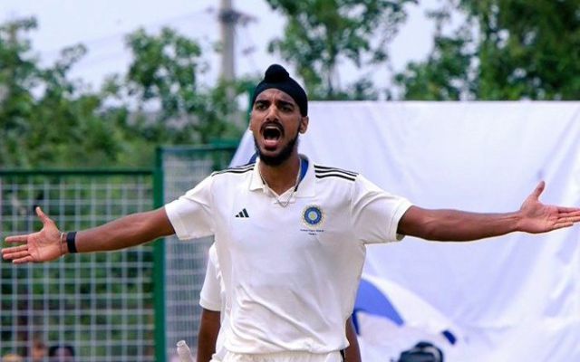 Duleep Trophy 2024: Arshdeep Singh (Photo Source: X/Twitter)