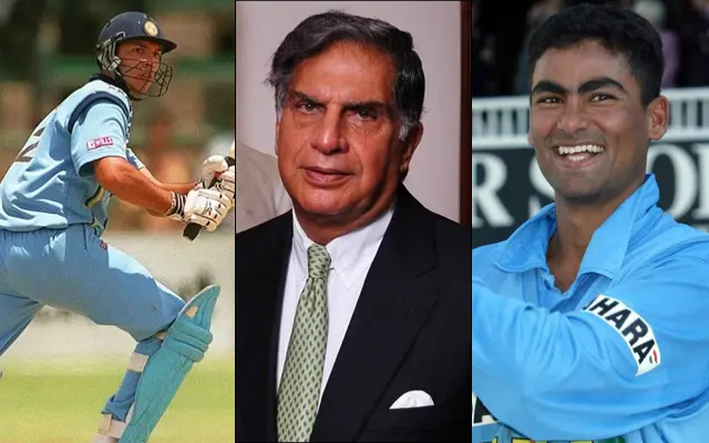 Yuvraj Singh, Ratan Tata And Mohammad Kaif (Pic Source-X)