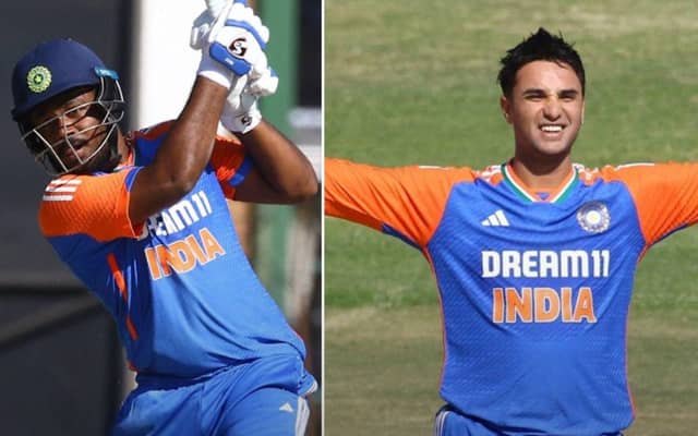 Sanju Samson and Abhishek Sharma (Pic Source-X)