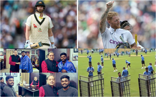 Steve Smith, Ben Stokes, Sanju Samson, Shashi Tharoor, Virat Kohli (Photo Source: X/Twitter)