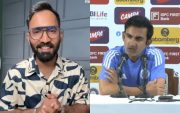 Dinesh Karthik and Gautam Gambhir (Image Credit- Twitter X)