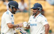 Sarfaraz Khan and Virat Kohli (Image Credit- Twitter X)