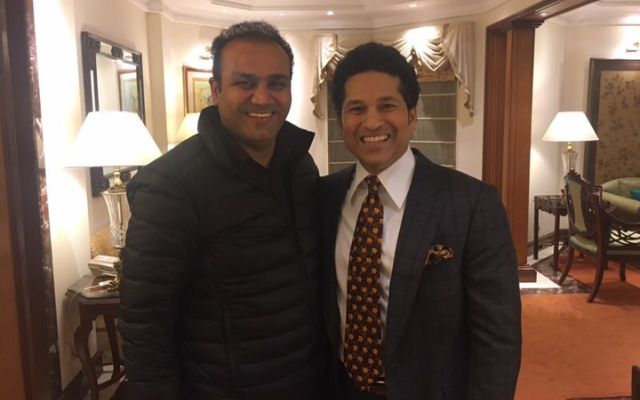 Sachin Tendulkar and Virender Sehwag (Image Credit- Twitter X) 