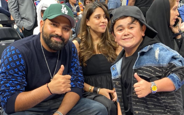 Rohit Sharma and Abdu Rozik (Image Credit- Twitter X)
