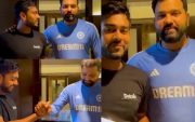 Rohit Sharma And Mehidy Hasan (Image Credit- Instagram)