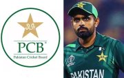 PCB Logo and Babar Azam (Photo Source: X)