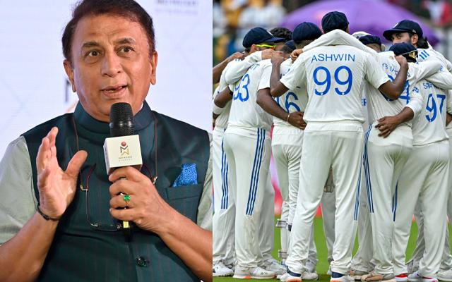 Sunil Gavaskar & Team India (Photo Source: X)