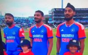 Team India During National Anthem (Photo Source: X)