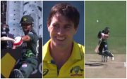 AUS vs PAK, Pat Cummins and Kamran Ghulam (Photo Source: X)