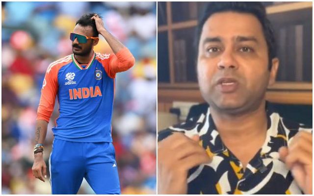 Axar Patel & Aakash Chopra (Photo Source: X)