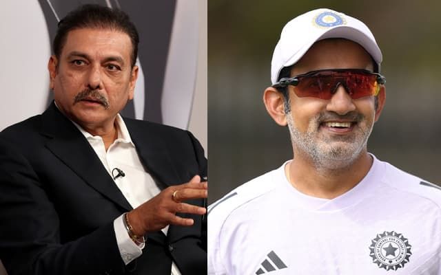 Ravi Shastri and Gautam Gambhir (Image Credit- Twitter X) 