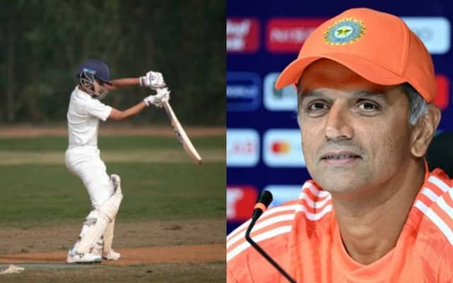 Anvay Dravid And Rahul Dravid (Pic Source-X)