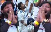 Nitish Kumar Reddy Father's Reaction on his Son's Century (Photo Source: X)