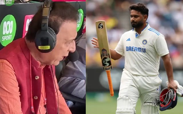 Sunil Gavaskar & Rishabh Pant (Photo Source: X)