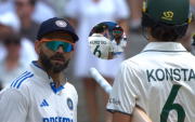 Virat Kohli and Sam Konstas.