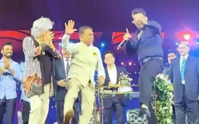 Sunil Gavaskar Dance (Photo Source: X)