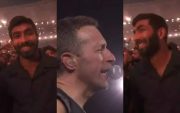 Jasprit Bumrah in Coldplay Concert (Photo Source: X)