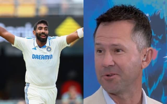 Jasprit Bumrah And Ricky Ponting (Pic Source-X)