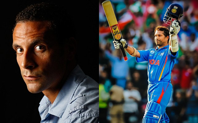 Rio Ferdinand And Sachin Tendulkar (Pic Source-X)