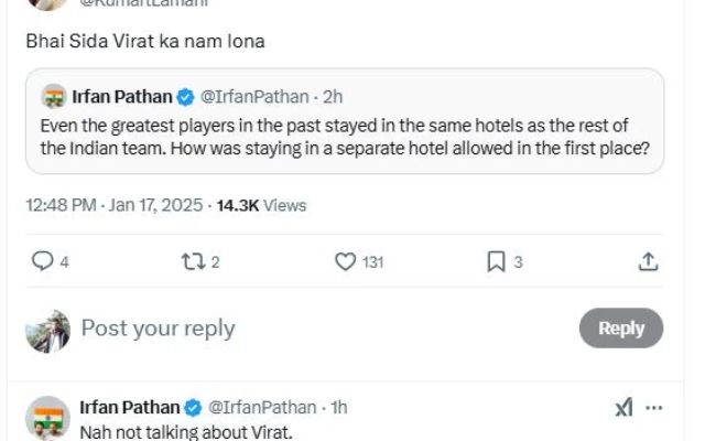 Irfan Pathan (Source X)