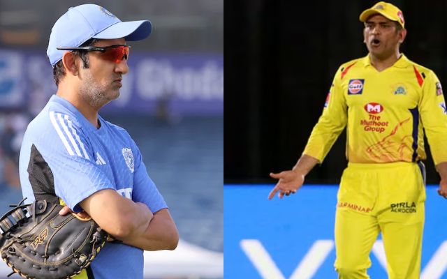 MS Dhoni- Gautam Gambhir (Source X)
