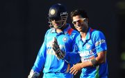 Manoj Tiwary & MS Dhoni (Photo Source: Getty Images)