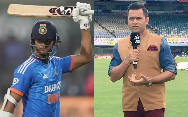 Aakash Chopra and Yashasvi Jaiswal. (Photo Source: Twitter/X)