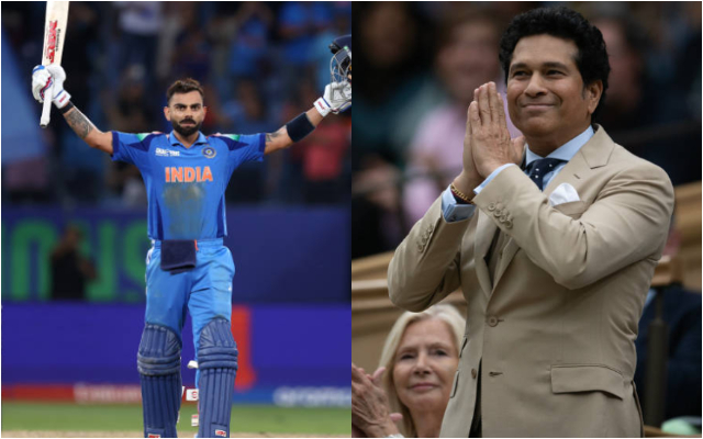 Virat Kohli & Sachin Tendulkar (Photo Source: Getty Images) 