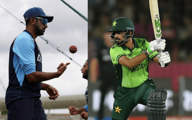 Ravi Ashwin And Babar Azam (Pic Source-X)