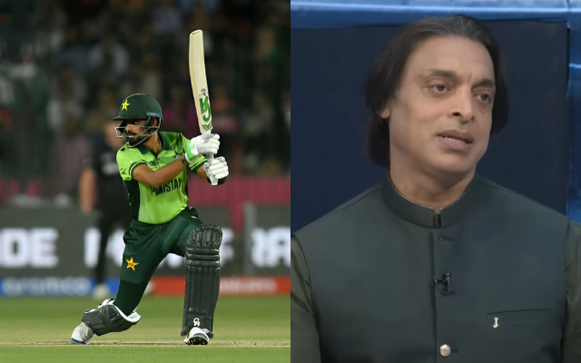 Babar Azam And Shoaib Akhtar (Pic Source-X)