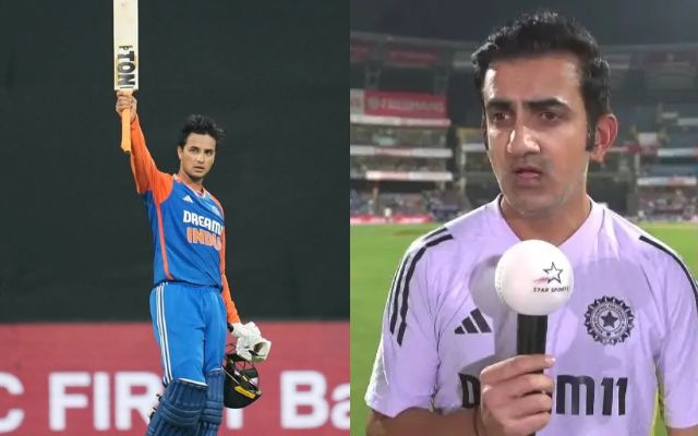 Gautam Gambhir and Abhishek Sharma (Image Credit- Twitter X)
