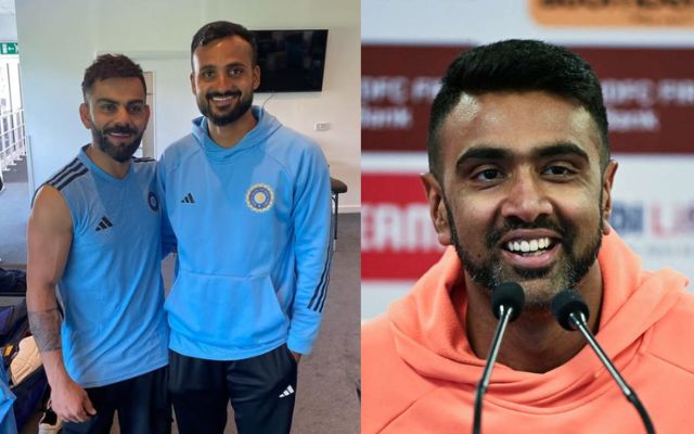 Virat Kohli, Akash Deep & R Ashwin (Photo Source: X)