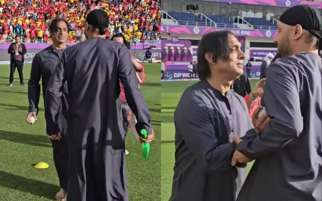 hilarious tussle between Harbhajan Singh and Shoaib Akhtar