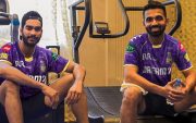 Ajinkya Rahane and Venkatesh Iyer (Pic Source-X)