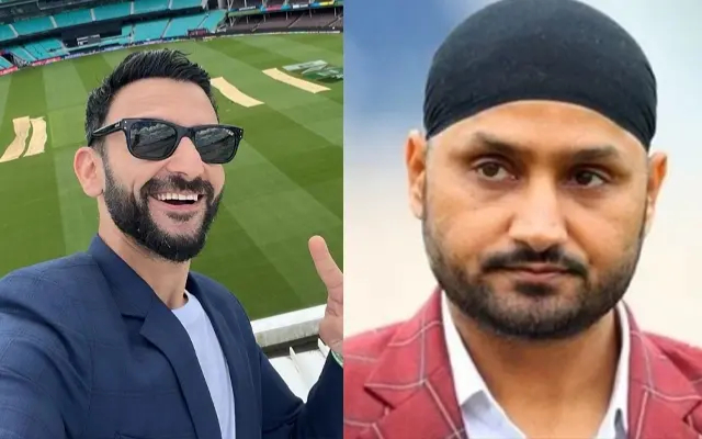 Jatin Sapru And Harbhajan Singh (Pic Source-X)