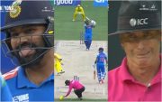 Rohit Sharma & Umpire (Photo Source: X)