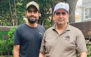 Babar Azam and azam siddique (Image Credit- Twitter X)