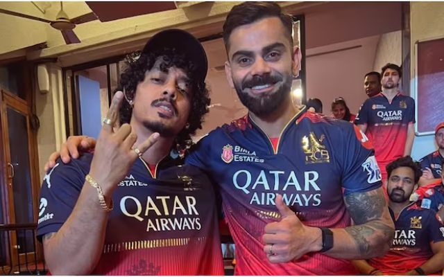 Hanumankind with Virat kohli (Image Credit- Twitter X)