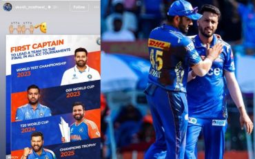 Akash Madhwal And Rohit Sharma (Image Credit- Instagram)